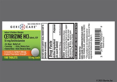 White Round C 2 - Cetirizine Hydrochloride 10mg Tablet