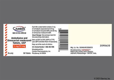 White Round A 9 And H - Amlodipine/Olmesartan Medoxomil 5mg-20mg Tablet