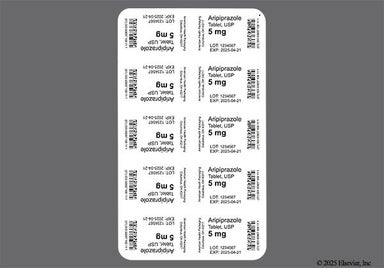 Blue Modified rectangle 95 - Aripiprazole 5mg Tablet