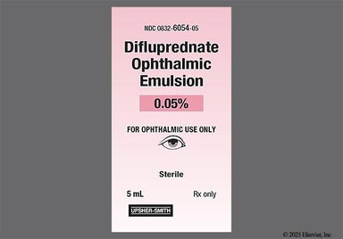 white - Difluprednate 0.05% Ophthalmic Emulsion