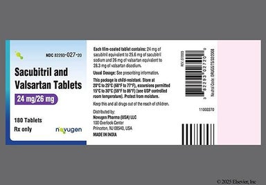 White Oval N3 - Sacubitril/Valsartan 24mg-26mg Tablet
