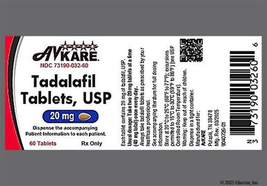 Orange Oval 990 - Tadalafil 20mg Tablet