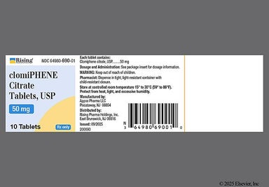 White Round A 41 - Clomiphene Citrate 50mg Tablet