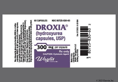 Purple Droxia 300 Droxia 300 - DROXIA 300mg Capsule
