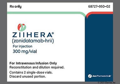 white - ZIIHERA 300mg Powder for Injection