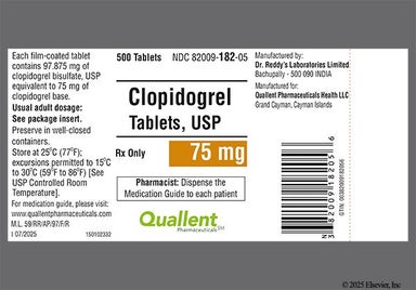 Pink Round 7 - Clopidogrel 75mg Tablet