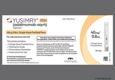yellow - YUSIMRY PEN 40mg/0.8mL Pre-Filled Pen Solution for Injection
