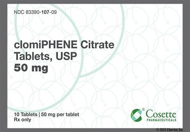 White Round CL 22 - Clomiphene Citrate 50mg Tablet