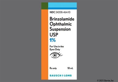 colorless - Brinzolamide 1% Ophthalmic Suspension