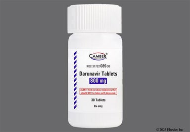 Yellow Oval 7 And V - Darunavir 800mg Tablet