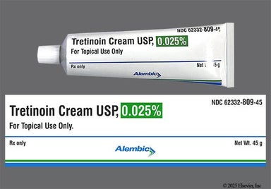 yellow - Tretinoin 0.025% Topical Cream
