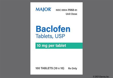 White Round LS 288 - Baclofen 10mg Tablet