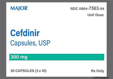 Blue Capsule A041 300 - Cefdinir 300mg Capsule