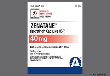 Green R137 - ZENATANE 40mg Capsule