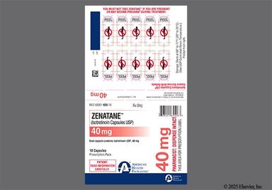 Green R137 - ZENATANE 40mg Capsule