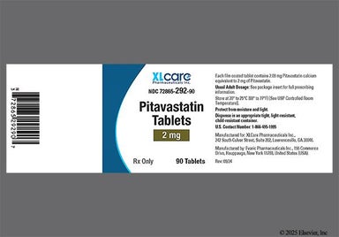 White Round H2 And P - Pitavastatin 2mg Tablet