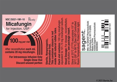 white - Micafungin 100mg Powder for Injection