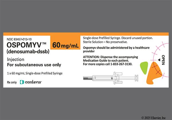 yellow - OSPOMYV 60mg/mL Prefilled Syringe Solution for Injection