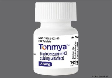 Yellow Round T - Tonmya 2.8mg Sublingual Tablet