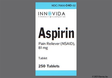 Yellow Round - Aspirin 81mg Tablet