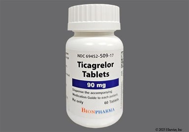 Yellow Round 90 - Ticagrelor 90mg Tablet