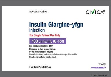 colorless - Insulin Glargine Prefilled Pen 100unit/mL Solution for Injection