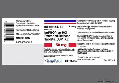 White-Yellow Round G 784 - Bupropion Hydrochloride 150mg Extended-Release (XL) Tablet