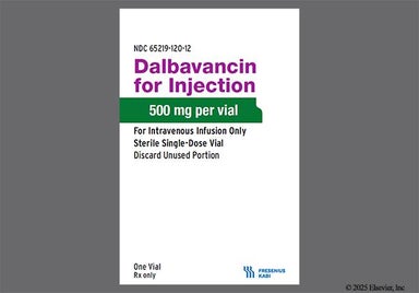 yellow - Dalbavancin 500mg Powder for Injection