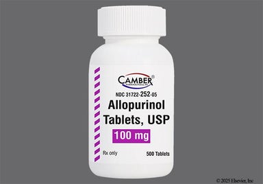 White Round H And U 5 - Allopurinol 100mg Tablet USP