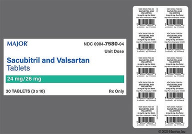 White-pink Oval SV5 - Sacubitril/Valsartan 24mg-26mg Tablet