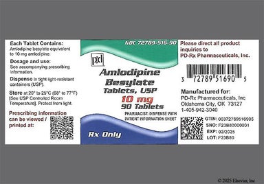 White Round C47 - Amlodipine Besylate 10mg Tablet
