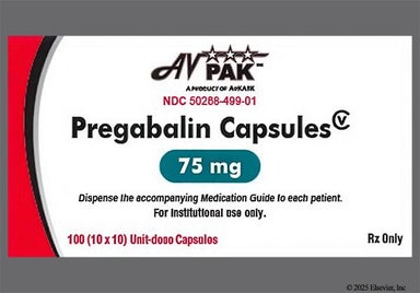 Blue, White Capsule 75 PGBN - Pregabalin 75mg Capsule