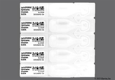 white - Cyclosporine 0.05% Ophthalmic Emulsion