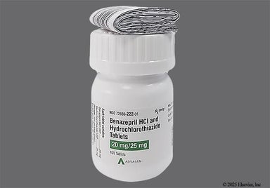 Red Oblong Lotensin Hct And 454 454 - Benazepril Hydrochloride/Hydrochlorothiazide 20mg-25mg Tablet