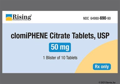 White Round A 41 - Clomiphene Citrate 50mg Tablet
