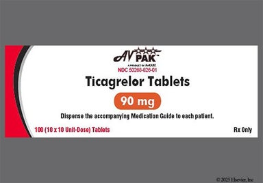 Yellow Round 90 - Ticagrelor 90mg Tablet