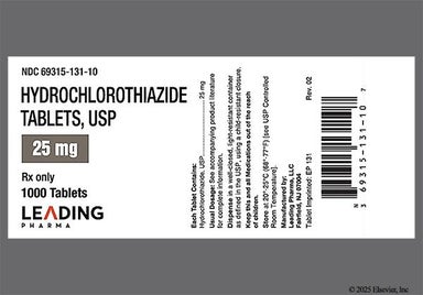 Peach Round Ep 131 - Hydrochlorothiazide 25mg Tablet