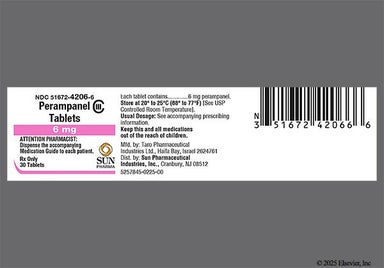 Pink Round T 6 - Perampanel 6mg Tablet