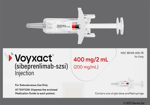 yellow - Voyxact 400mg/2mL Pre-Filled Syringe Solution for Injection