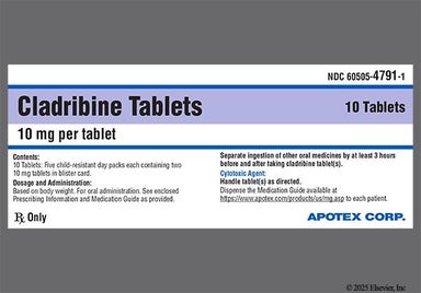 White Round 10 - Cladribine 10mg Tablet