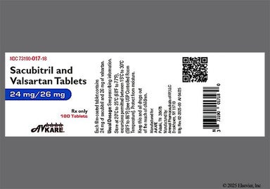 Purple, White Oval SAV - Sacubitril/Valsartan 24mg-26mg Tablet