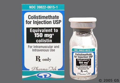 White Not applicable - Colistimethate Sodium 150mg Powder for Injection