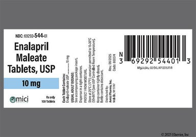 Pink Round W 925 - Enalapril Maleate 10mg Tablet