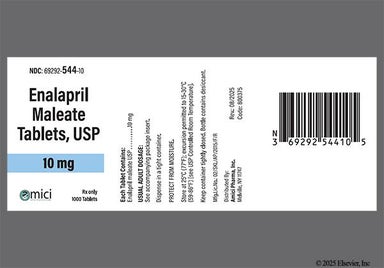 Pink Round W 925 - Enalapril Maleate 10mg Tablet