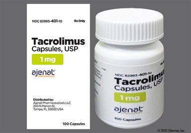 White 1 Mg 1 Mg Bp 666 - Tacrolimus 1mg Capsule