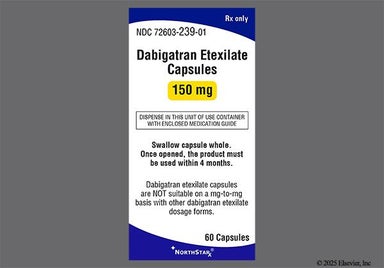 White H D11 - Dabigatran Etexilate 150mg Capsule