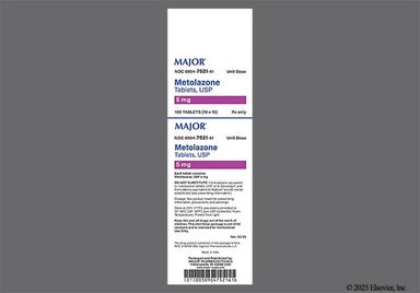 White Round ZNM - Metolazone 5mg Tablet