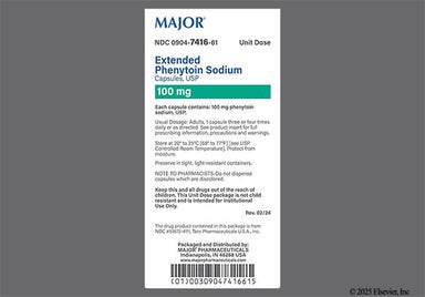 Orange Capsule TARO PHN 100 TARO PHN 100 - Phenytoin Sodium 100mg Extended-Release Capsule