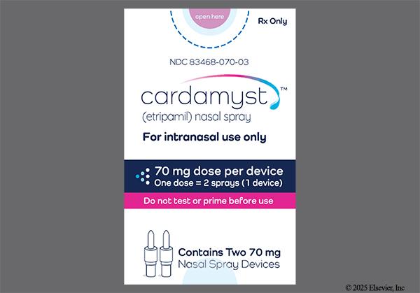 yellow - Cardamyst 70mg Nasal Spray