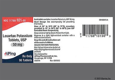 Green Round 73 And Ap - Losartan Potassium 50mg Tablet